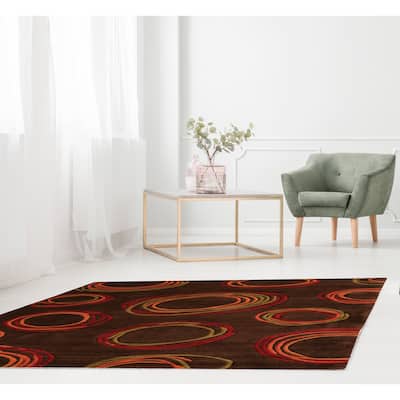 Hand Tufted Trio Collection Cylindrical Rug