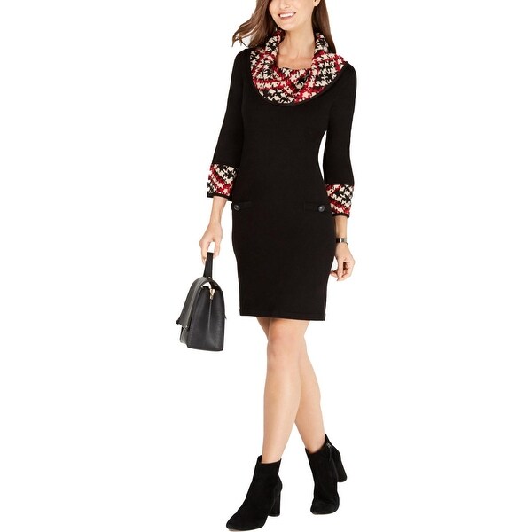 jessica howard cowl neck sweater dress