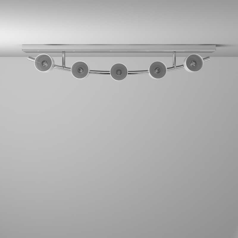 Eglo Abete 5-Light Chrome Vanity Light
