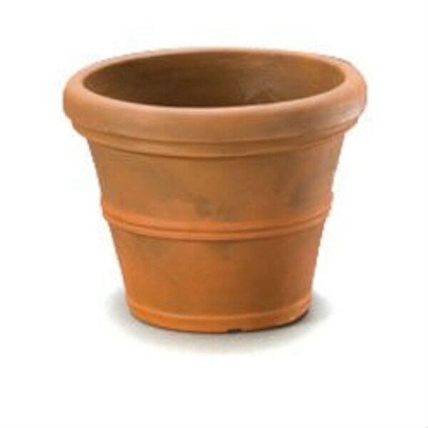 Shop 12inch Diameter Round Planter in Rust color Weather