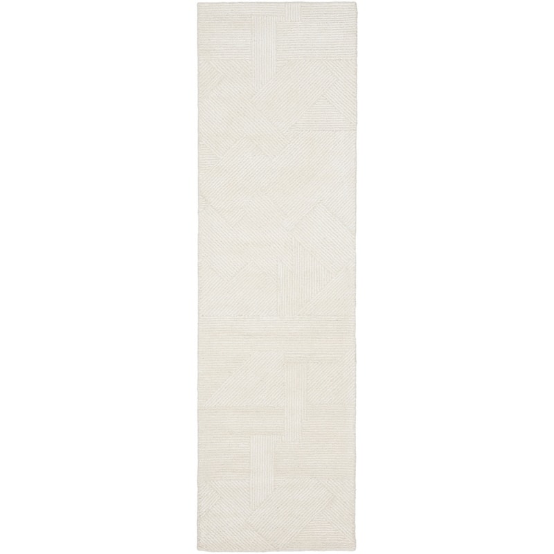 Michael Amini Abstract Linear Shimmer Area Rug