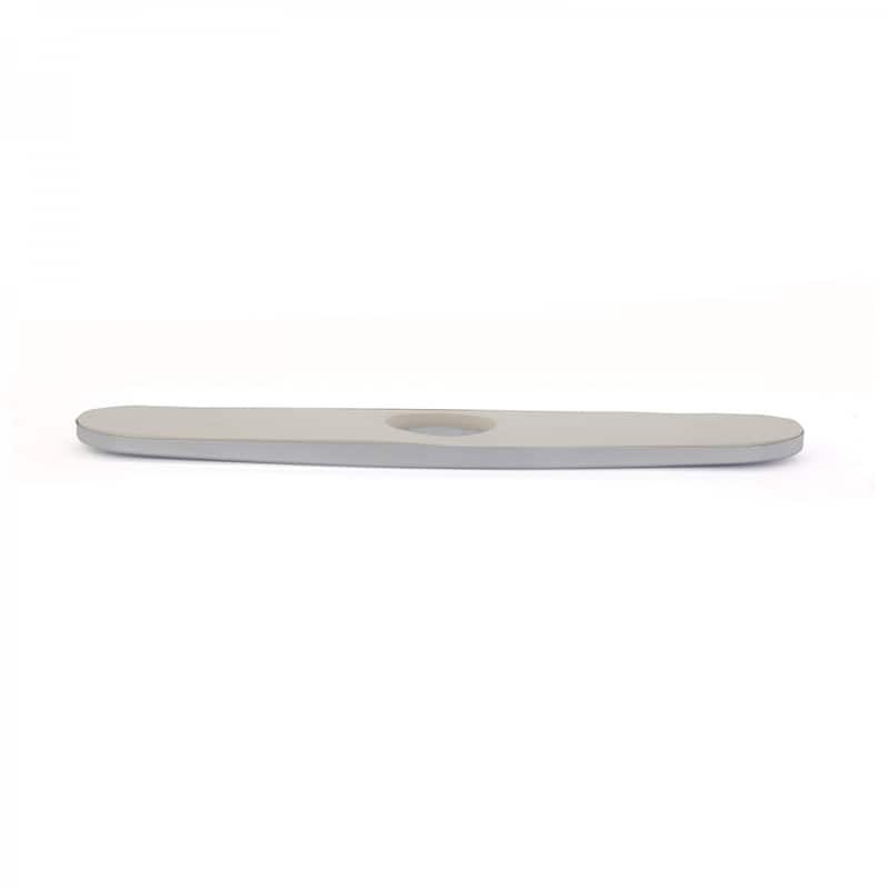 Widespread Sink Faucet Cover Plate 8 in. Chrome Plated Widespread Sink Faucet Cover Plate Renovators Supply