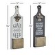 preview thumbnail 5 of 4, Multi Metal Farmhouse Wall Decor Text (Set of 2)