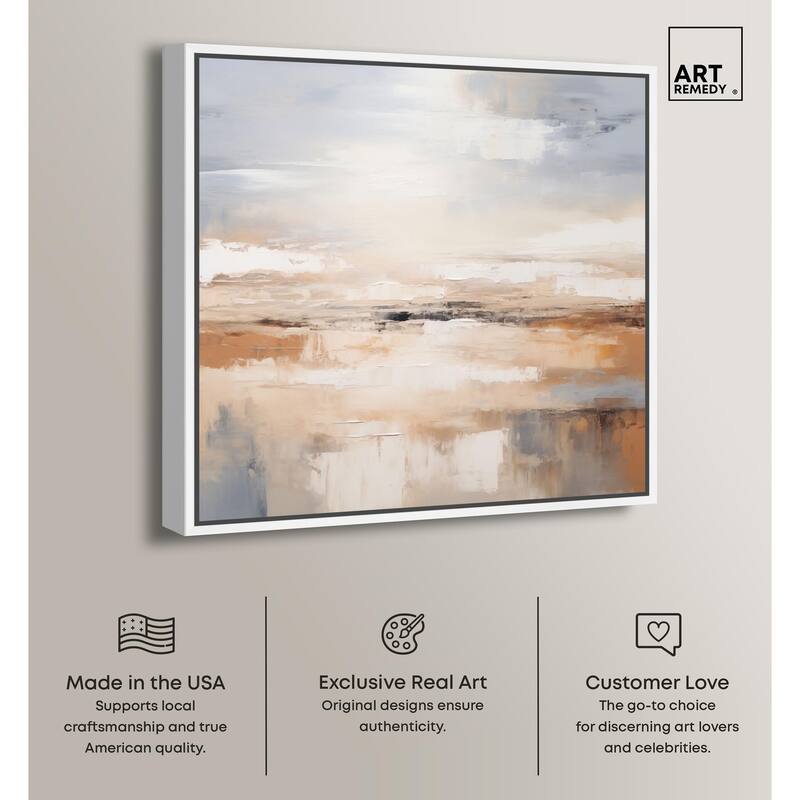 Coastal Calm Canvas by Art Remedy
