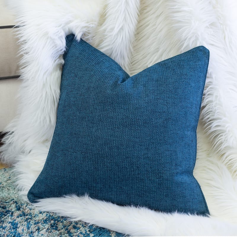 Mimi Chenille 20" Square Decorative Throw Pillow 2PK