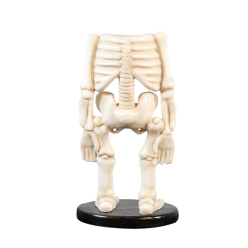 Skeleton Outdoor Halloween Decoration with Stand - 28"