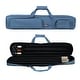 preview thumbnail 8 of 26, GSE™ 3x4 Soft Billiard Pool Cue Stick Carrying Bag, Billiard Cue Case Holds 3 Butts/4 Shafts (4 Colors) Blue
