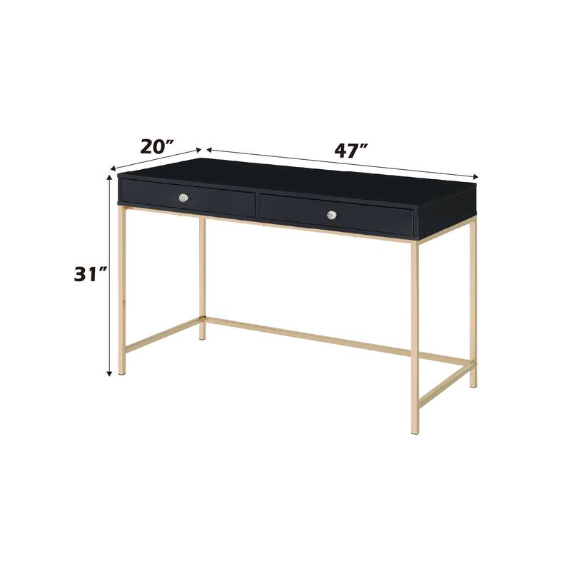 Sophisticated Writing Desk with Stylish Storage and Modern Design