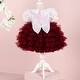 preview thumbnail 5 of 7, Puffy Tutu Special Occasion Dress with Sequins