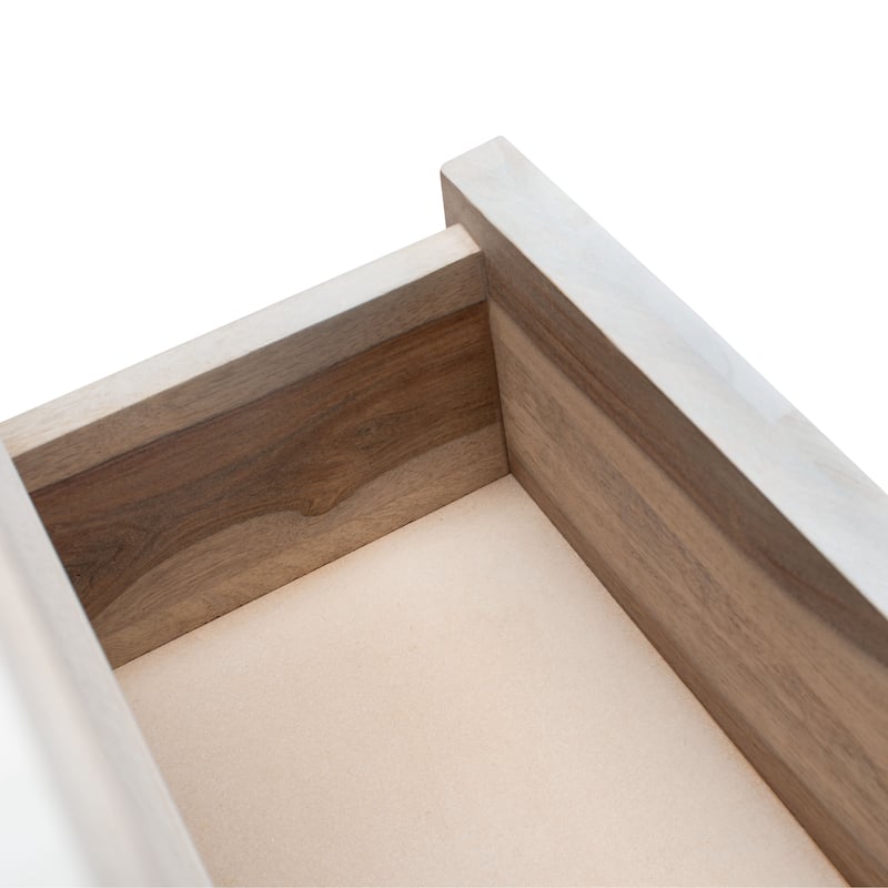 SAFAVIEH Couture Cora Rose Herringbone Nightstand - Natural