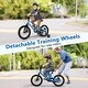preview thumbnail 3 of 6, 16 Inch Kids Bike with Adjustable Height and Shock Absorber Perfect for Beginners - 45" x 21" x 25.5-28" (L x W x H)