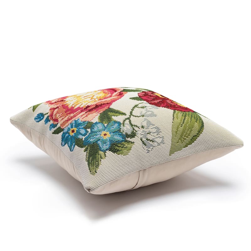 Liora Manne Marina Secret Garden Indoor/Outdoor Pillow