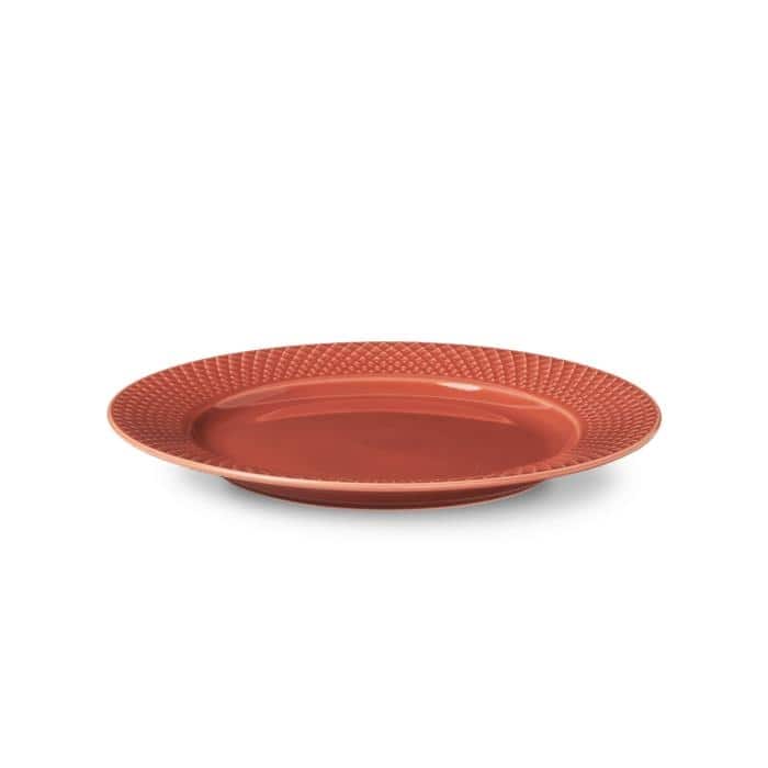 Lyngby Porcelæn Rhombe Color Lunch Plate, Ø: 9.1"