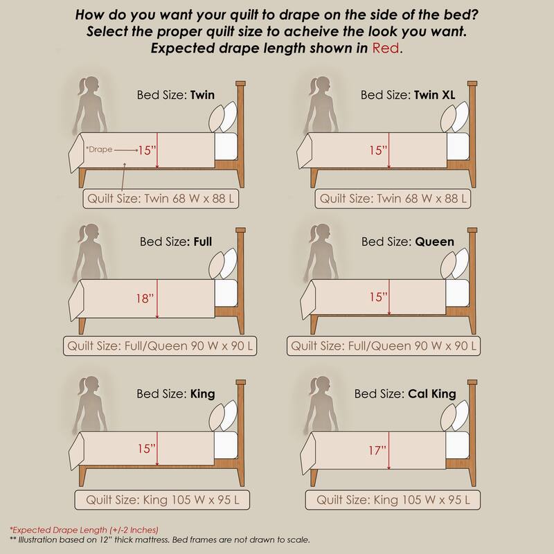 Greenland Home Fashions Breeze Poppy Print Quilt Set