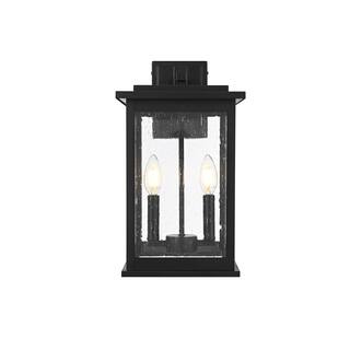 Alessia Outdoor Wall Sconce in Black