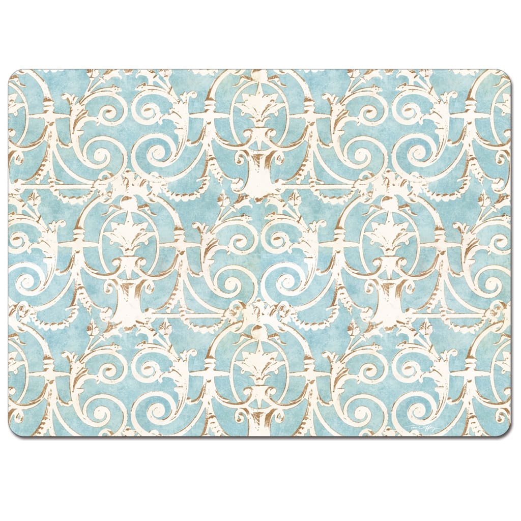 Hardboard Placemat, Elegant Romance, Set of 2, Made in the USA