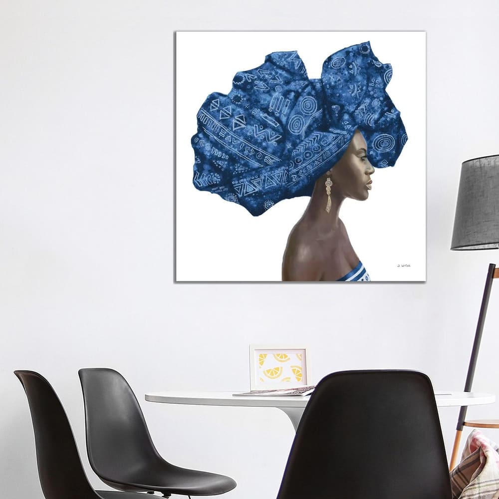 iCanvas "Pure Style II Blue" by James Wiens Canvas Print