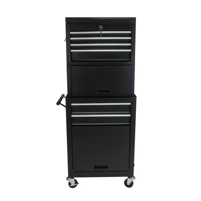 Rolling Tool Chest Storage Cabinet Tool Box with Wheels & 6 Drawers