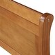 preview thumbnail 10 of 38, Solid Wood Twin Platform Bed with Sleigh Headboard - No Box Spring Needed