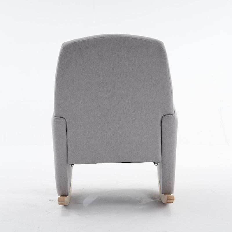 Linen Fabric Rocking Chair