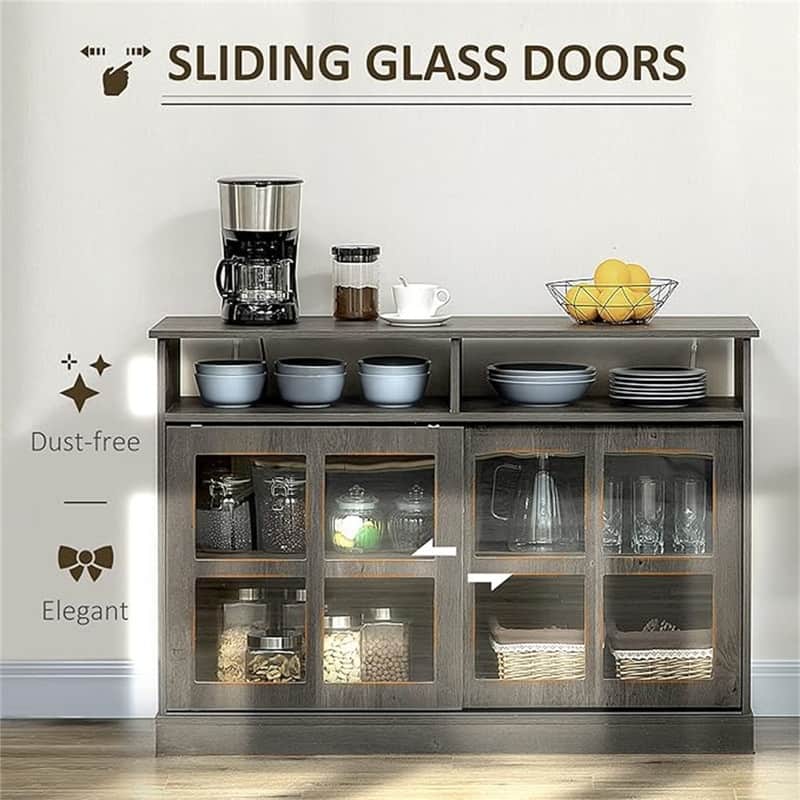 Buffet Cabinet - 15.75"D x 47.25"W x 33"H