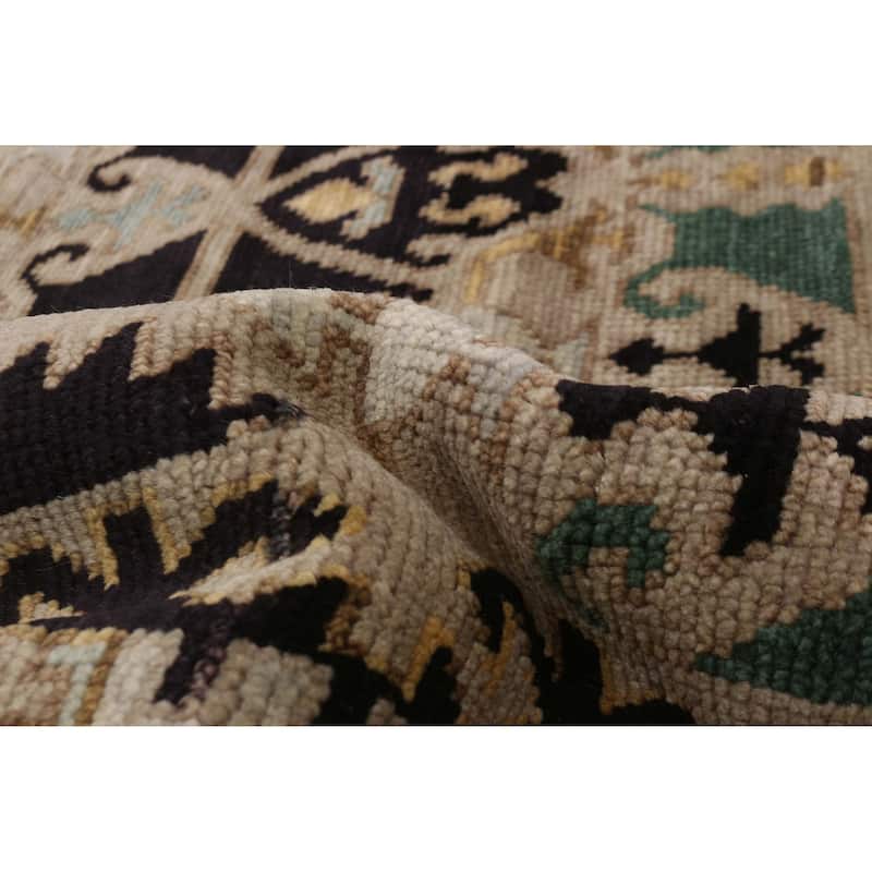 ECARPETGALLERY Hand-knotted Jules Serapi Grey Wool Rug - 8'2 x 9'10