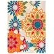 preview thumbnail 24 of 36, SAFAVIEH Cabana Elvezia Indoor/ Outdoor Waterproof Patio Floral Rug