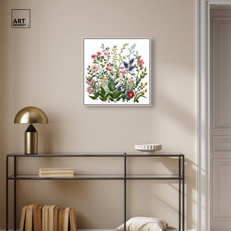 Wildflower Patch II Canvas by Art Remedy