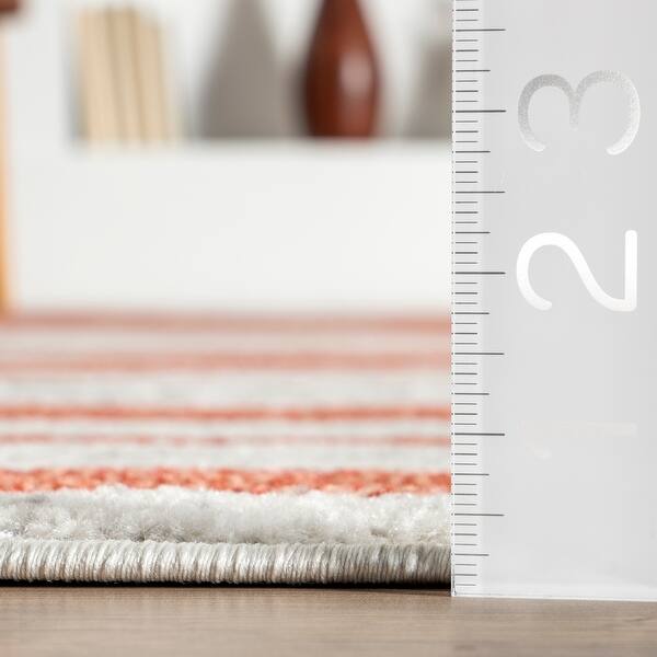 dimension image slide 4 of 7, Nuloom Tristan Contemporary Waves Area Rug