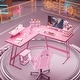 preview thumbnail 37 of 36, Homall L-Shaped Gaming Desk Computer Corner Desk Office Writing Desk