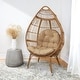 preview thumbnail 64 of 67, Humble + Haute Indoor Egg Chair Cushion (Cushion Only) 44 x 27 x 4 - Khaki