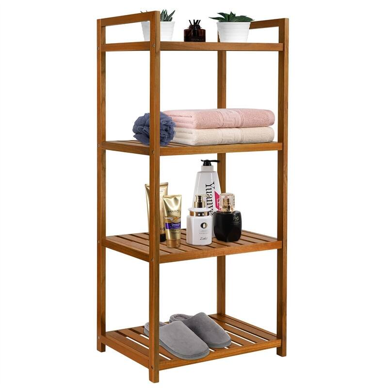 Standing Shelves Shower Caddy - 15.75"D x 12.02"W x 43.3"H