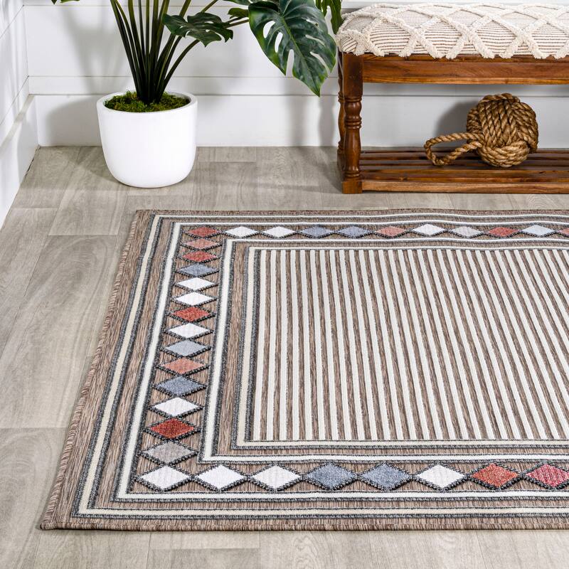 JONATHAN Y Star Abstract Swirl Area Rug