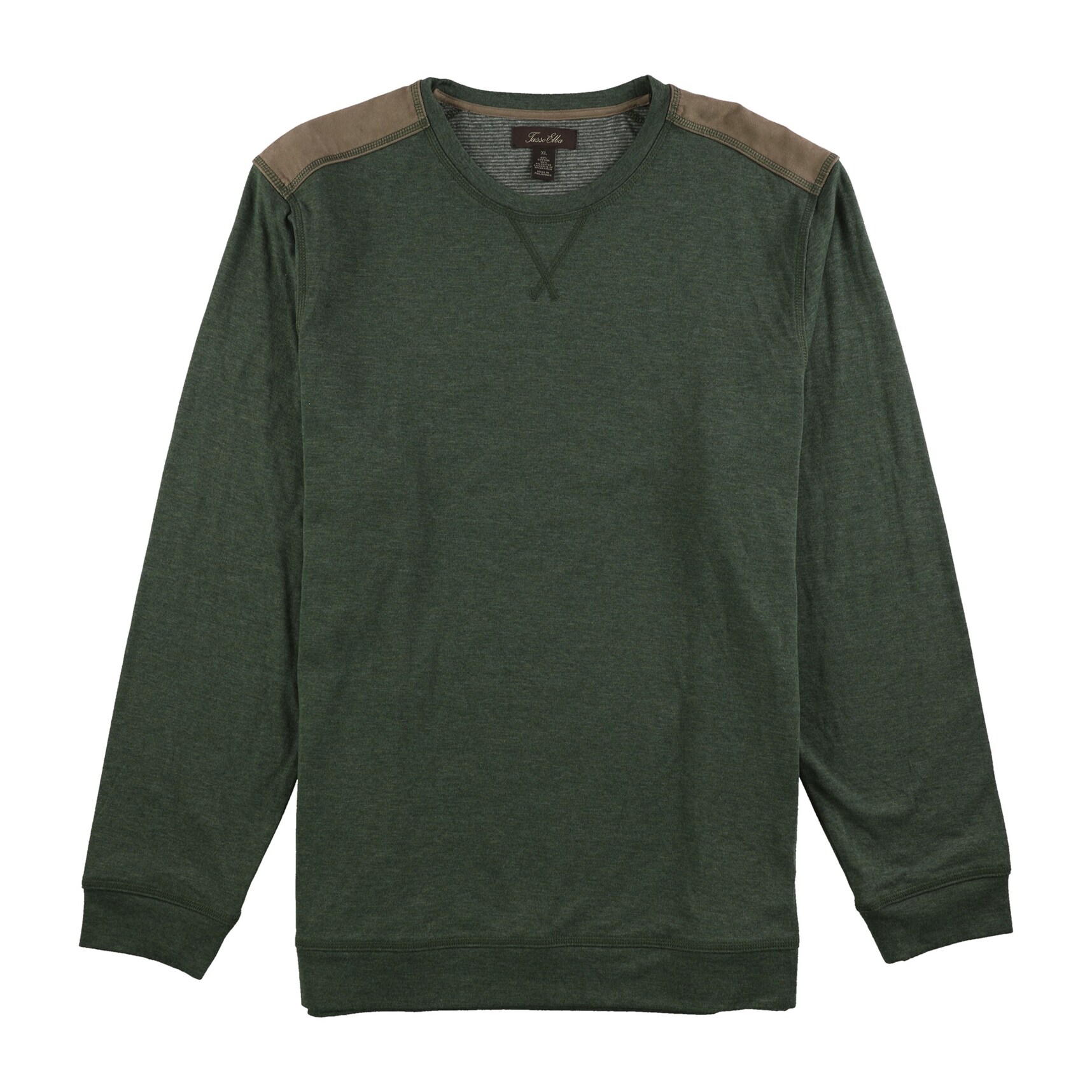 mens shoulder patch sweater
