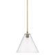Option Brushed Brass / Clear