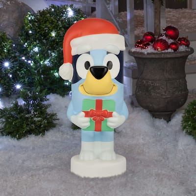 Lighted Blow Mold Outdoor Décor-Bluey-24"-Bluey