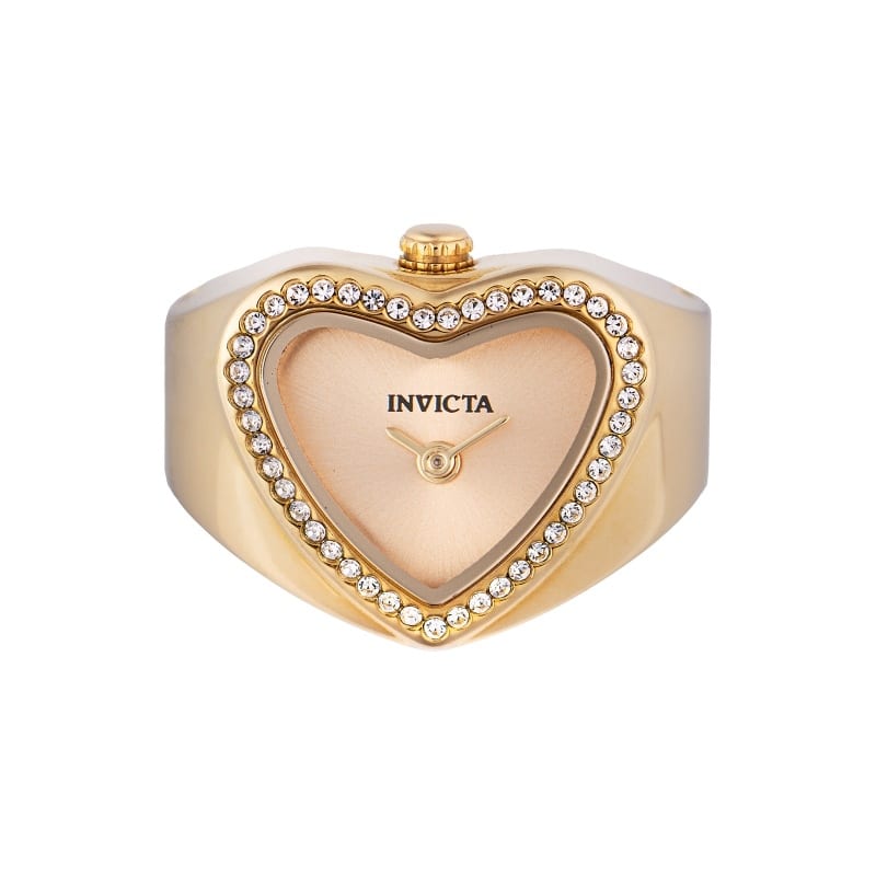 Invicta Women's 49574 Mini Quartz 2 Hand Gold Dial Watch