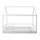 preview thumbnail 14 of 13, Little Seeds Skyler Metal Montessori House Bed with Removable Rail, Twin, Dove Gray