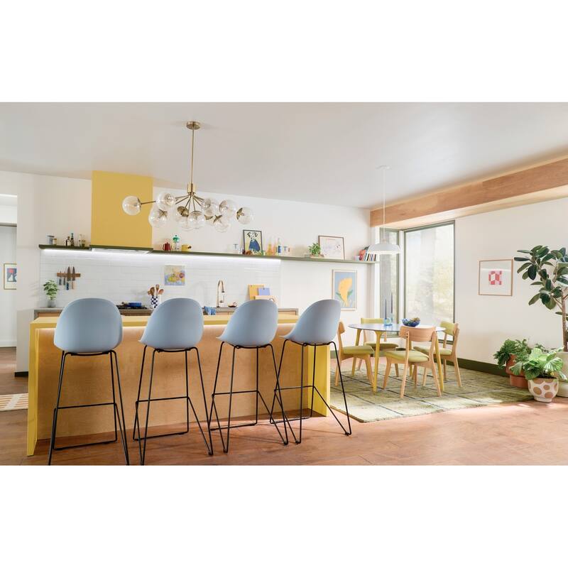 Kichler Lighting Silvarious Crackle Glass Convertible Chandelier