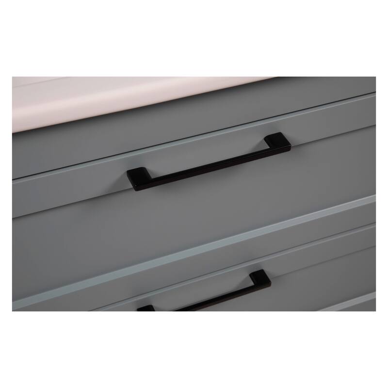 Modern Wall-Mounted Bathroom Vanity with Washbasin Palm Beach Green Matte Non-Toxic MDF-26"-Simple 32"