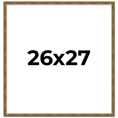 26x27 Frame Gold Kingsley Distressed Solid Wood Picture Frame Width