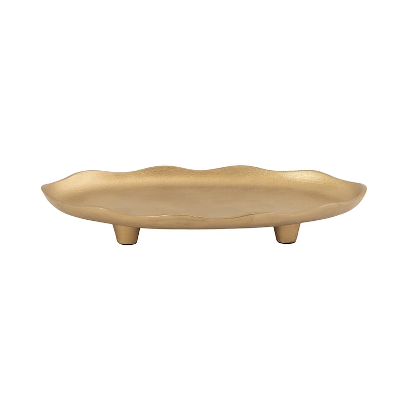 Kate and Laurel Alessia Oval Decorative Tray