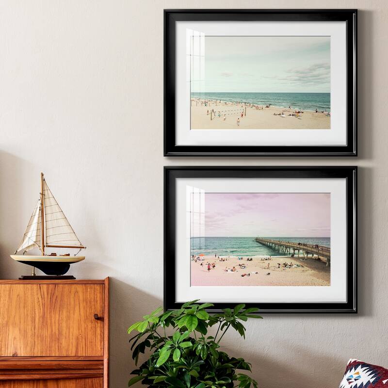 Day at the Beach Premium Framed Print - Ready to Hang