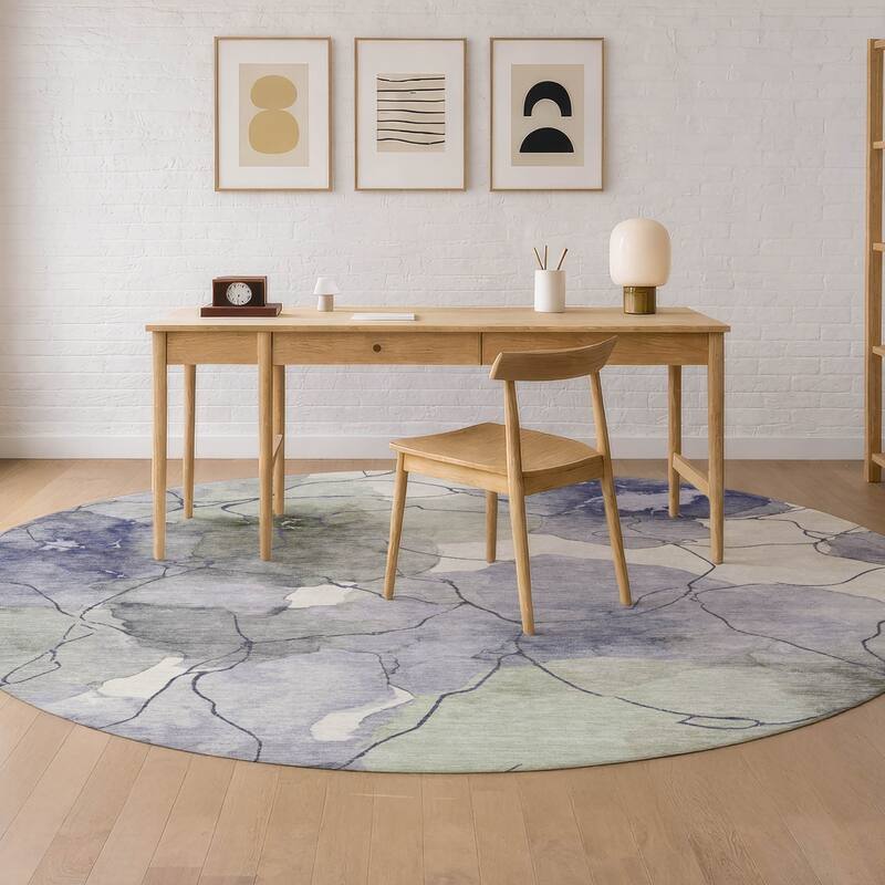 Machine Washable Indoor/ Outdoor Floral Mara Chantille Rug