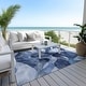 preview thumbnail 39 of 118, Machine Washable Indoor/ Outdoor Modern Chantille Rug