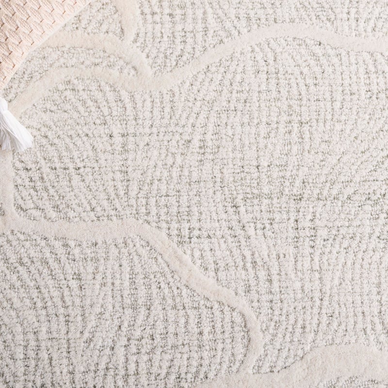 SAFAVIEH Handmade Pine Sucheta Contemporary Wool Rug