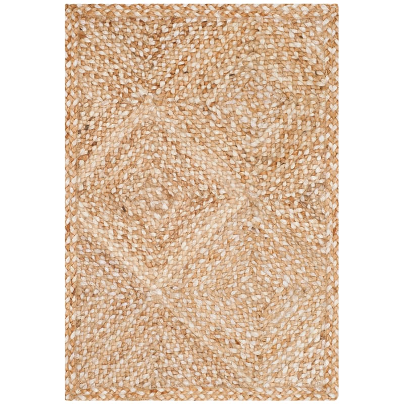 SAFAVIEH Handmade Natural Fiber Rieta Diamond Jute Rug