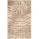 preview thumbnail 15 of 31, SAFAVIEH Paradise Zeynep Modern Viscose Rug 2'7" x 4' - Brown/Creme - Rectangle