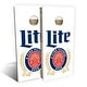 preview thumbnail 9 of 7, Miller Lite Original Outdoor Cornhole Board Set All-Weather 2x4 - Include Carrying Case