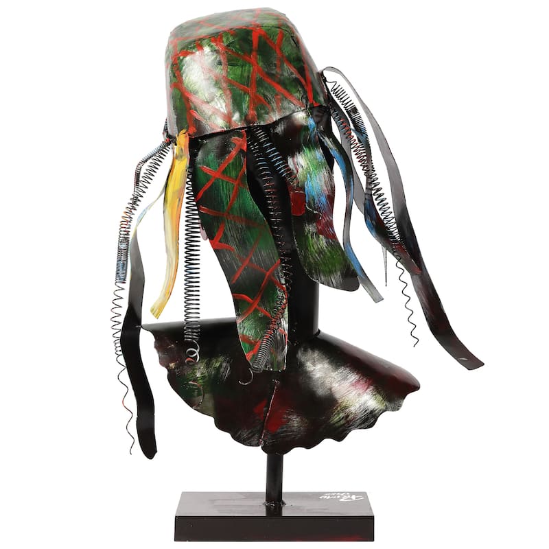 Iron Hand-Painted Colorful Art Sculpture